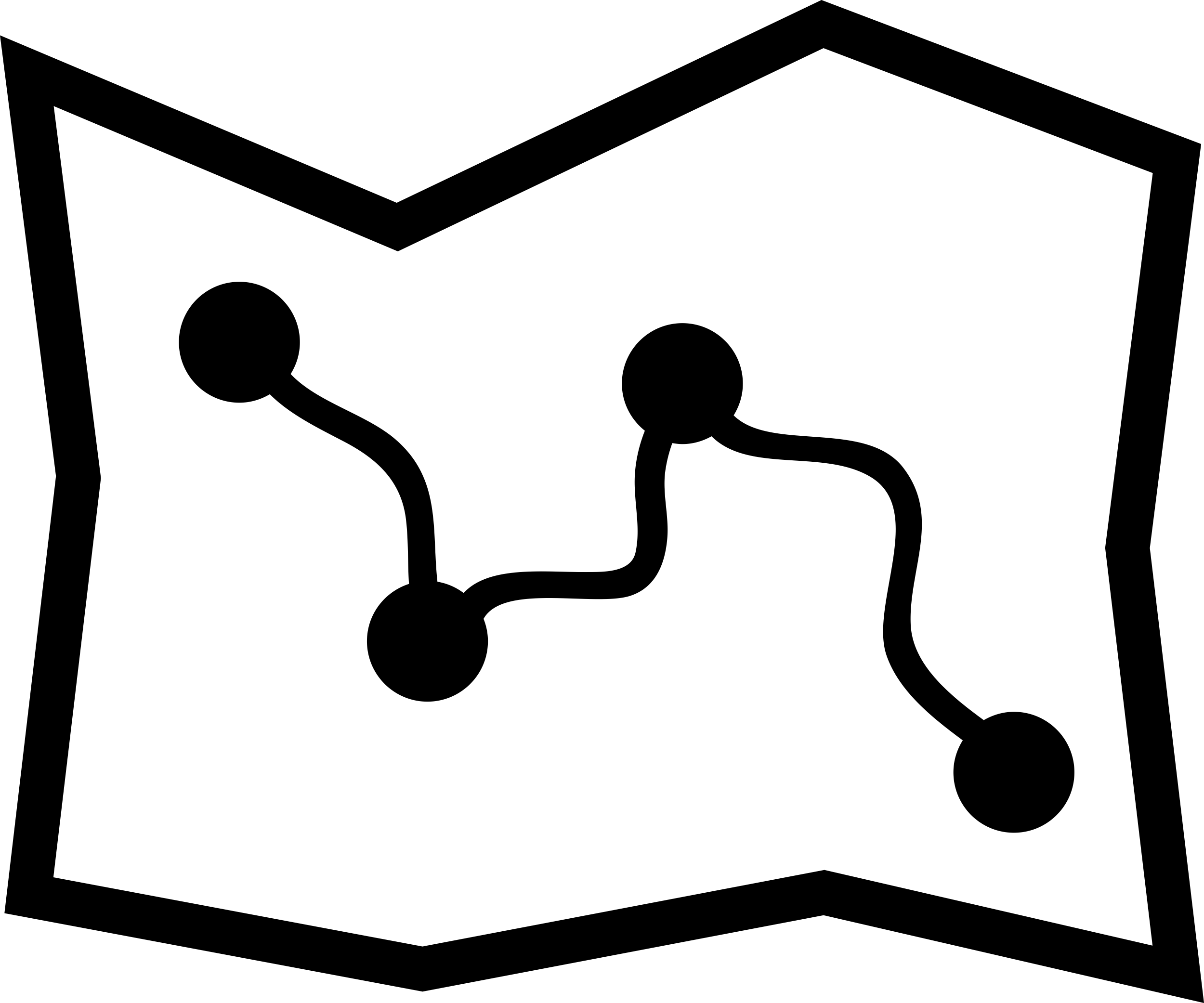 Map Route Silhouette Svg Vector Free Vectors